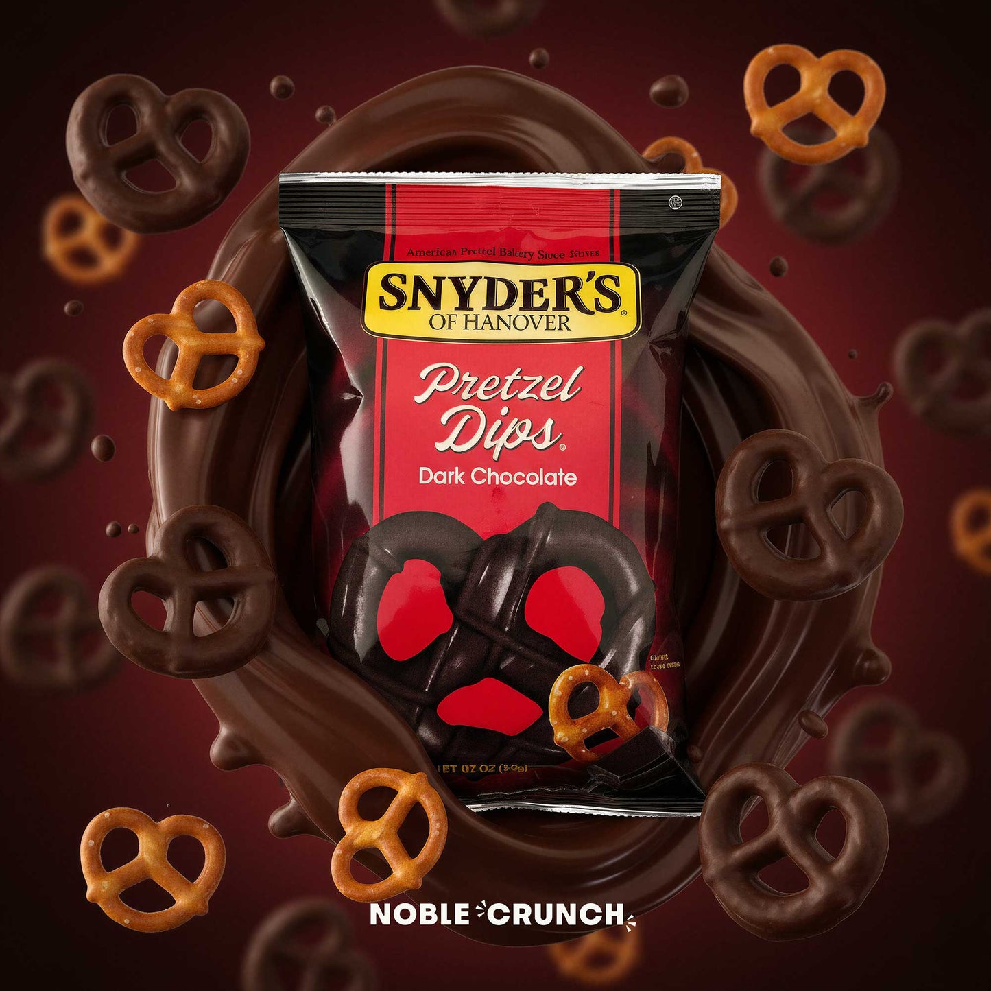 Snyder's Christmas Dark Chocolate Pretzel Dips 6oz