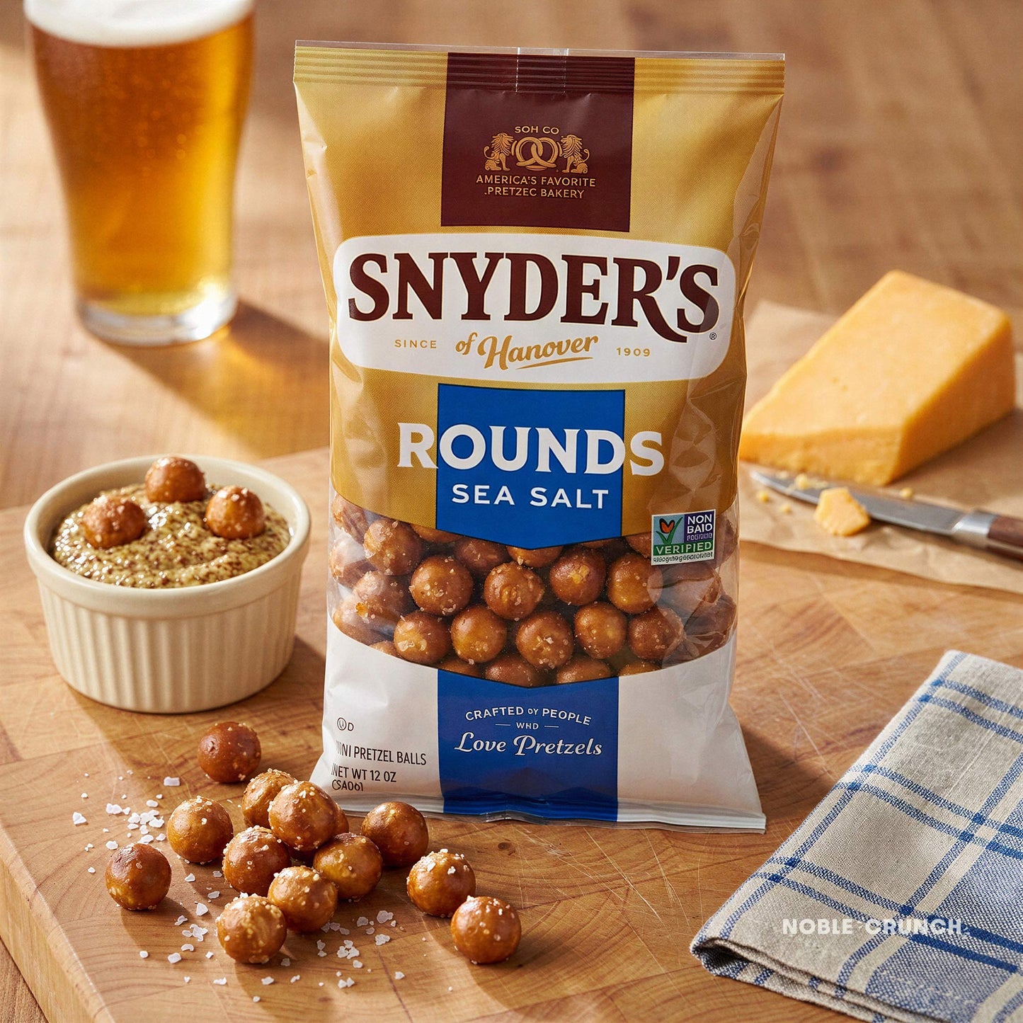 Snyder's Pretzel Sea Salt Rounds 12oz