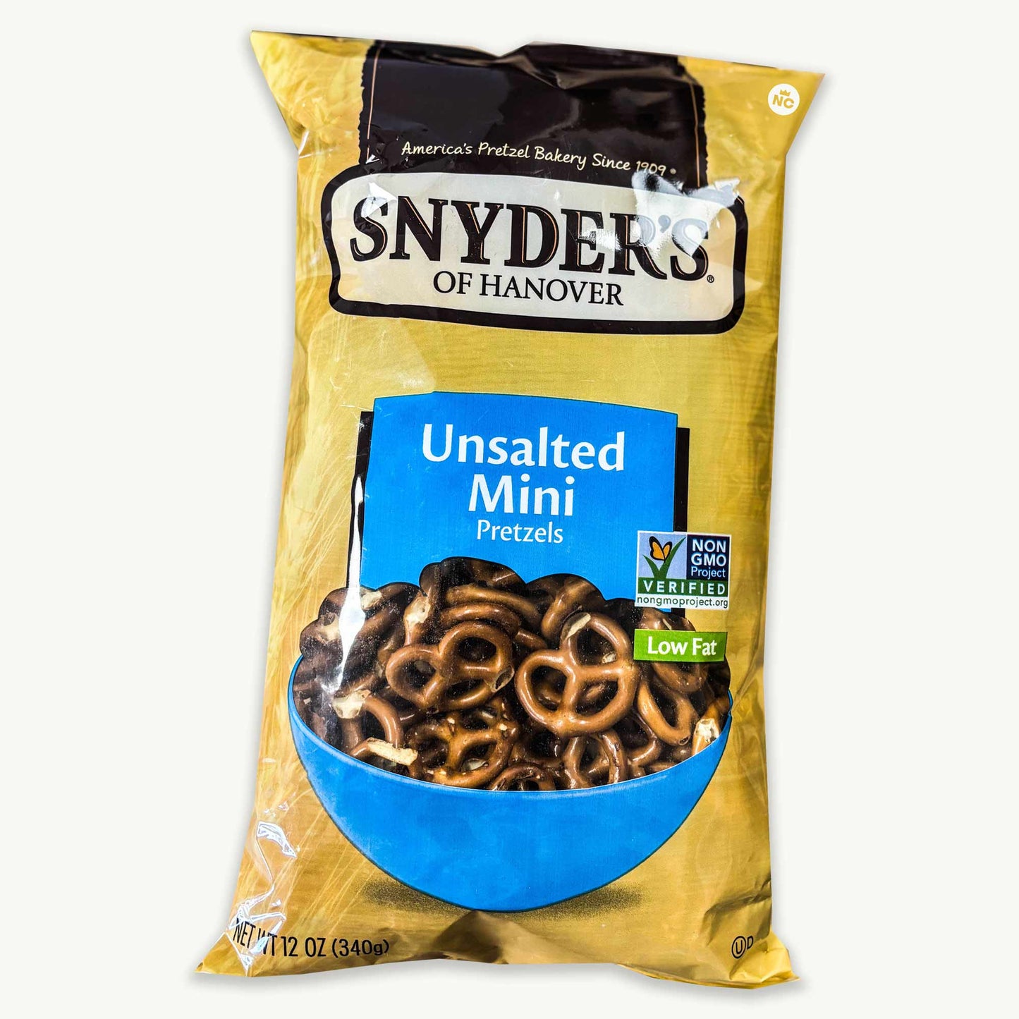 Snyder's Unsalted Mini Pretzels 12oz