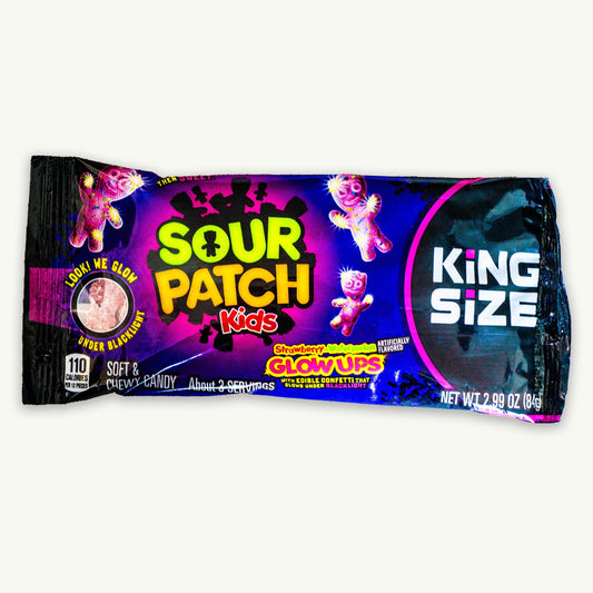 Sour Patch Kids Strawberry Watermelon Glow Ups 2.99oz