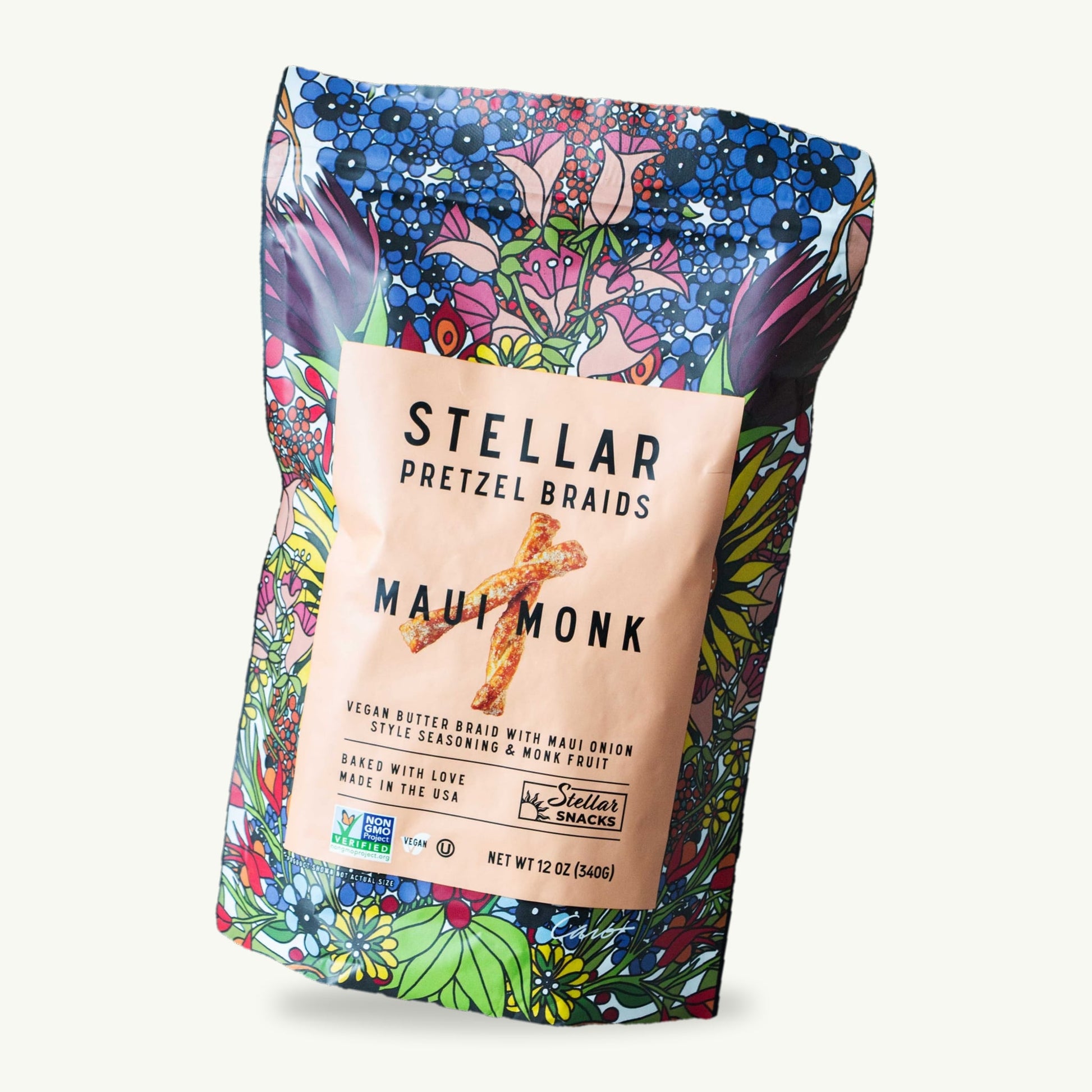 Stellar Pretzels Brand Maui Monk 12oz — enhanced product photo