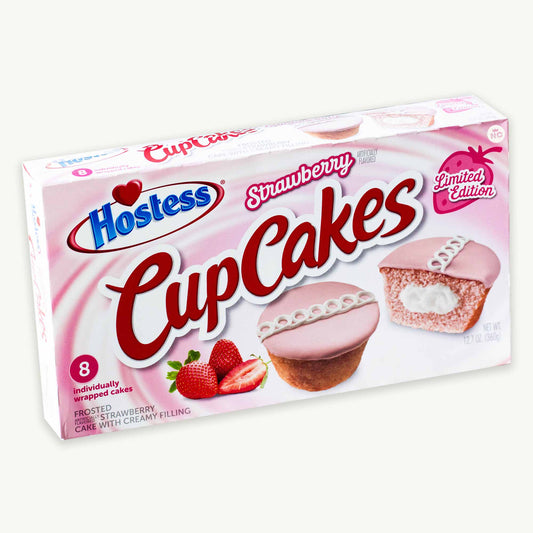 Hostess Strawberry Cupcakes 8ct