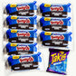 Hostess Suzy Q's Creme Filled Chocolate Cakes 2.6oz (8 packs) -Takis Blue Heat Chili Pepper Tortilla Chips 3.25oz - 9 Items