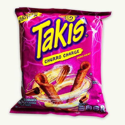 Takis Churro Charge Tortilla Chips Snack Size 3oz