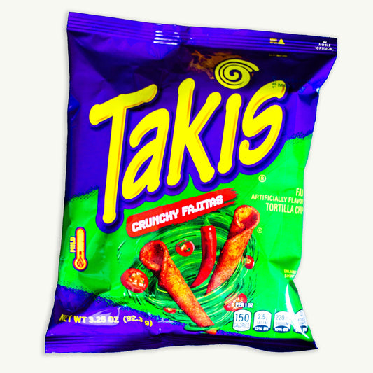 Takis Crunchy Fajitas Tortilla Chips 3.25oz