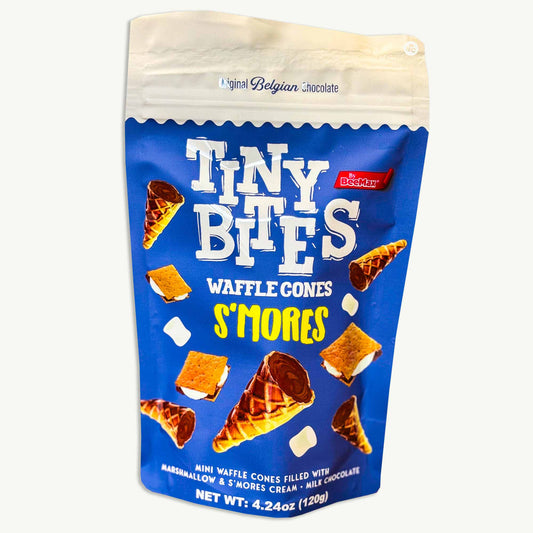 BeeMax Tiny Bites Smores Mini Waffle Cones 4.24oz