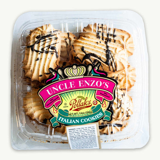 Uncle Enzo's Italian Chocolate Drizzled Butter Cookies 14oz