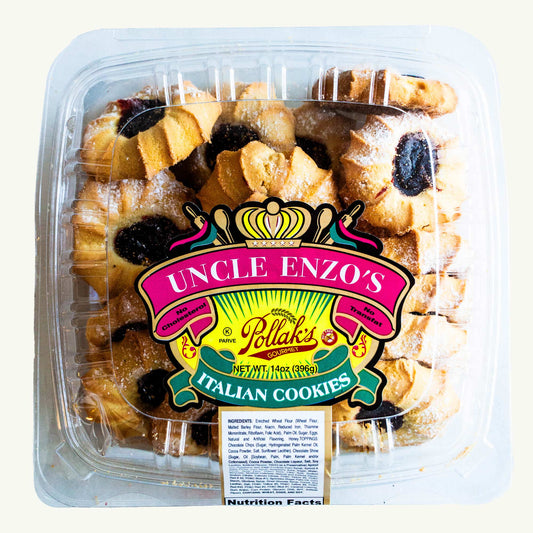 Uncle Enzo's Italian Raspberry Jam Crescent Cookies  14oz