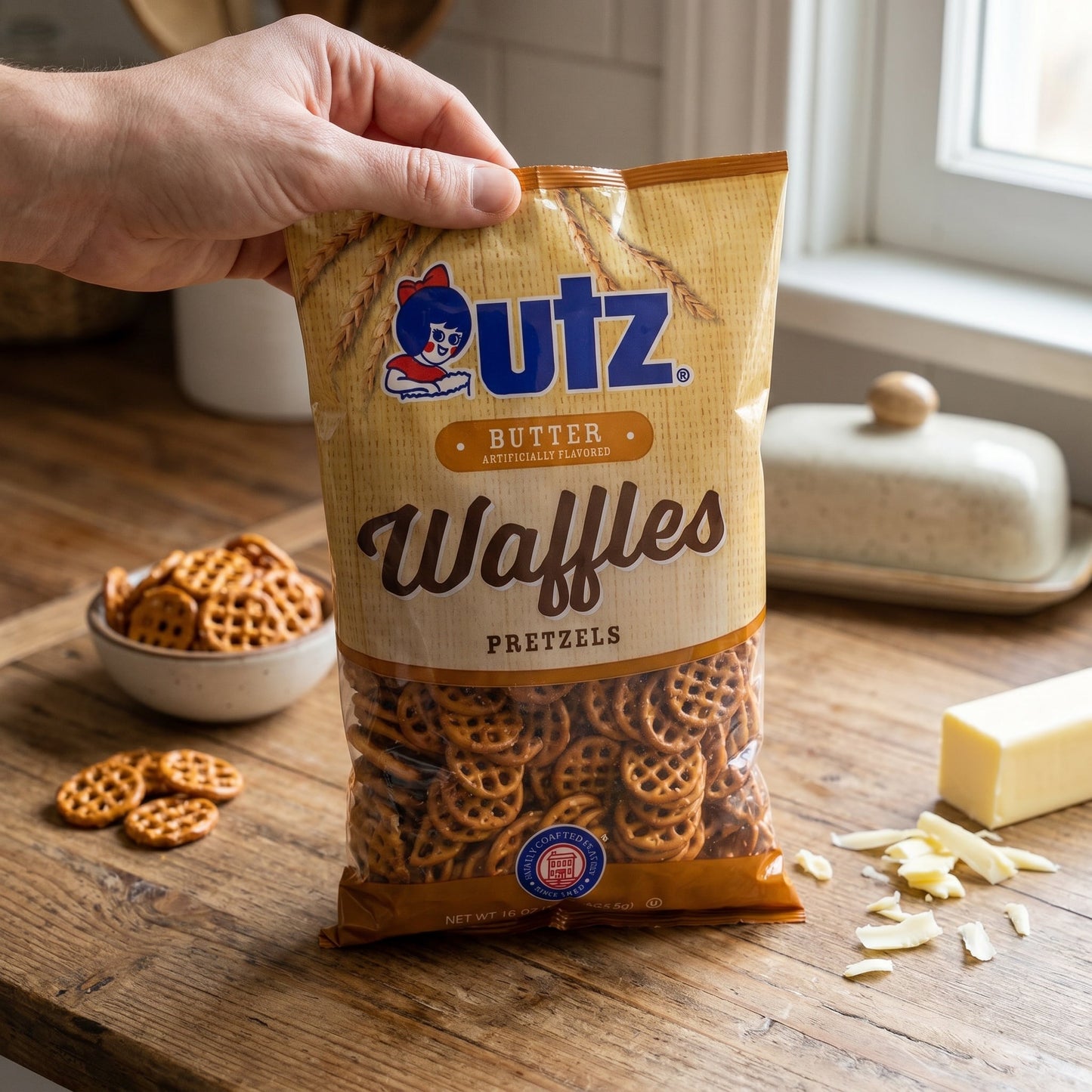 Utz Butter Waffles Pretzels 16oz — ugc scene