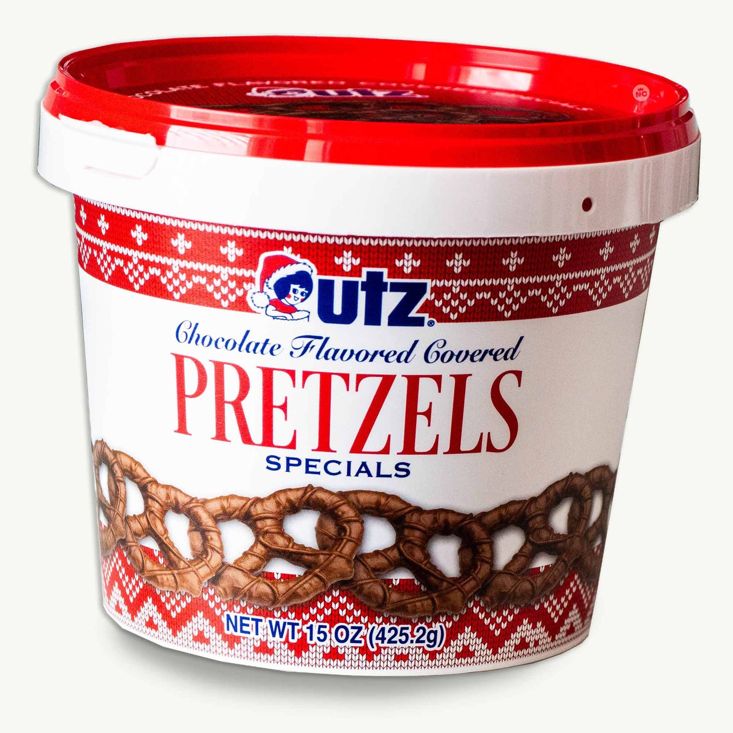 Utz Christmas Chocolate Covered Flavored Pretzels 15oz