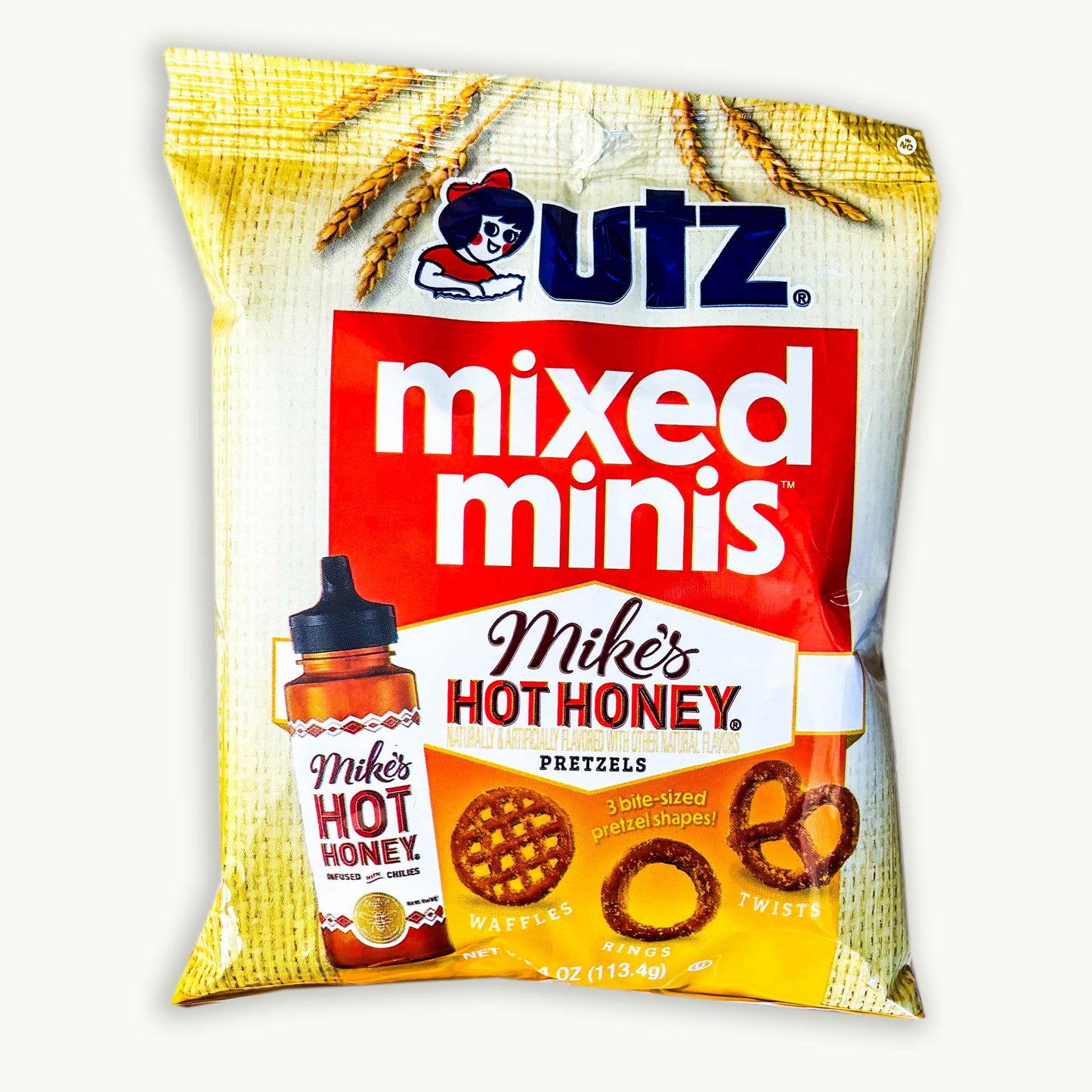 Utz Mixed Minis Mike's Hot Honey Pretzels 4oz