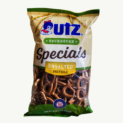 Utz Sourdough Specials Unsalted Pretzels 16oz