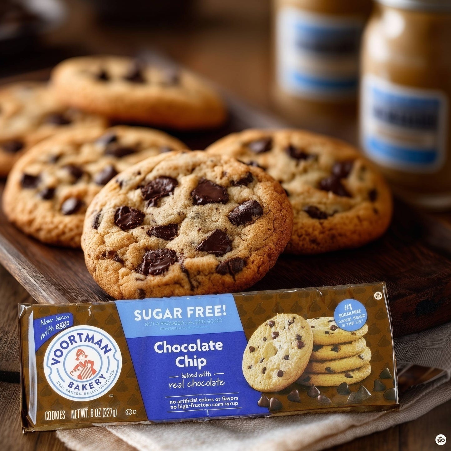 Voortman Sugar Free Chocolate Chip Cookies 8oz