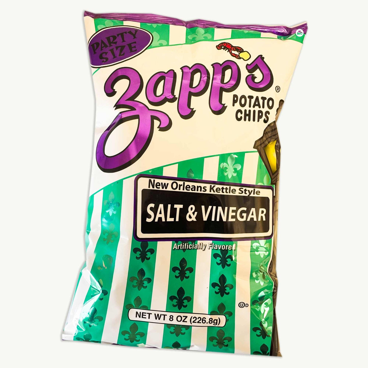 Zapp's Salt Vinegar Kettle Potato Chips 8oz