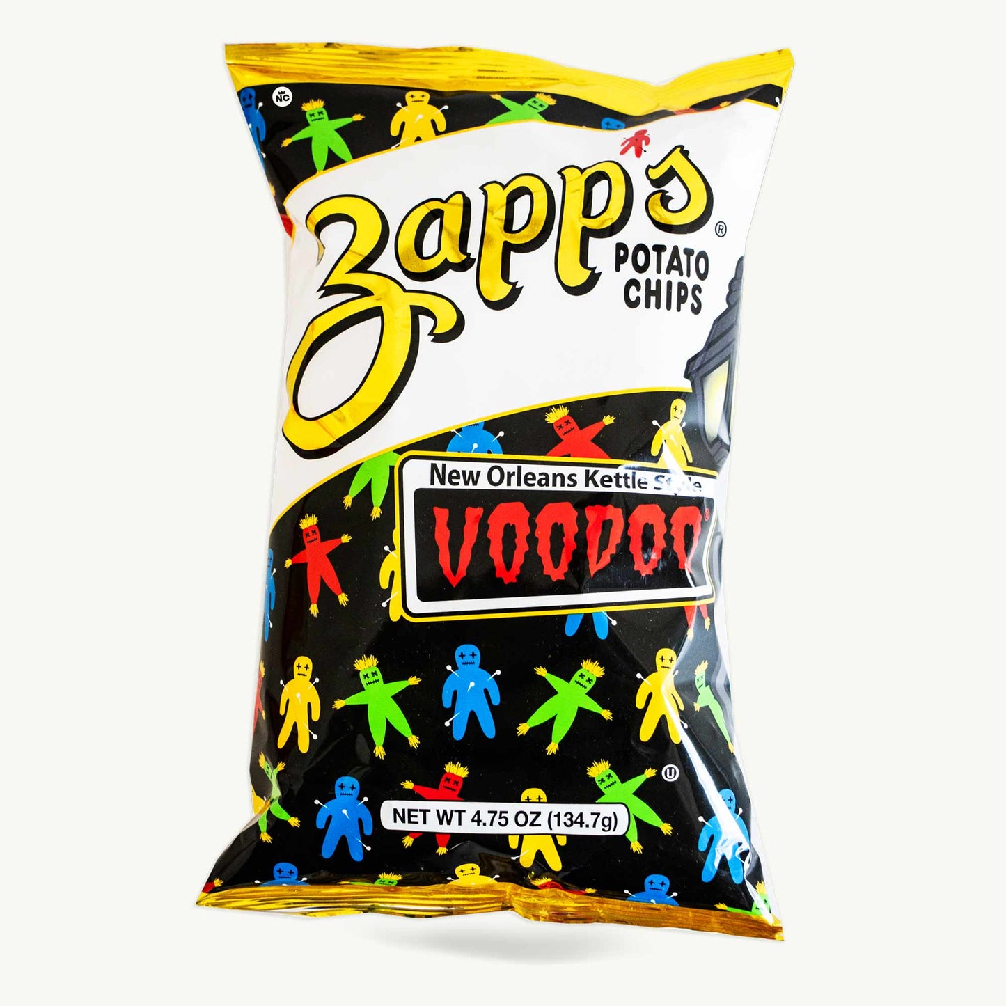 Zapp's Voodoo New Orleans Kettle Potato Chips 4.75oz