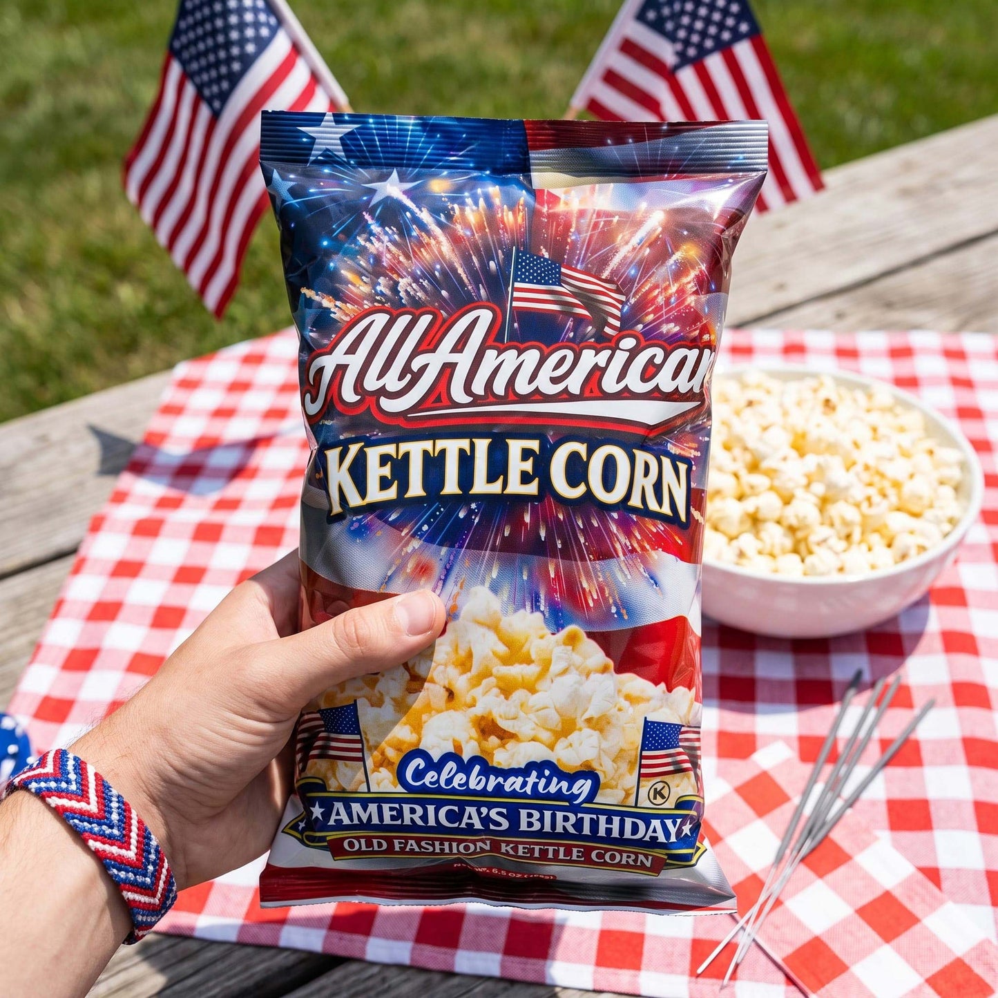 All American Kettle Corn Old Fashion Kettle Popcorn 5.5oz