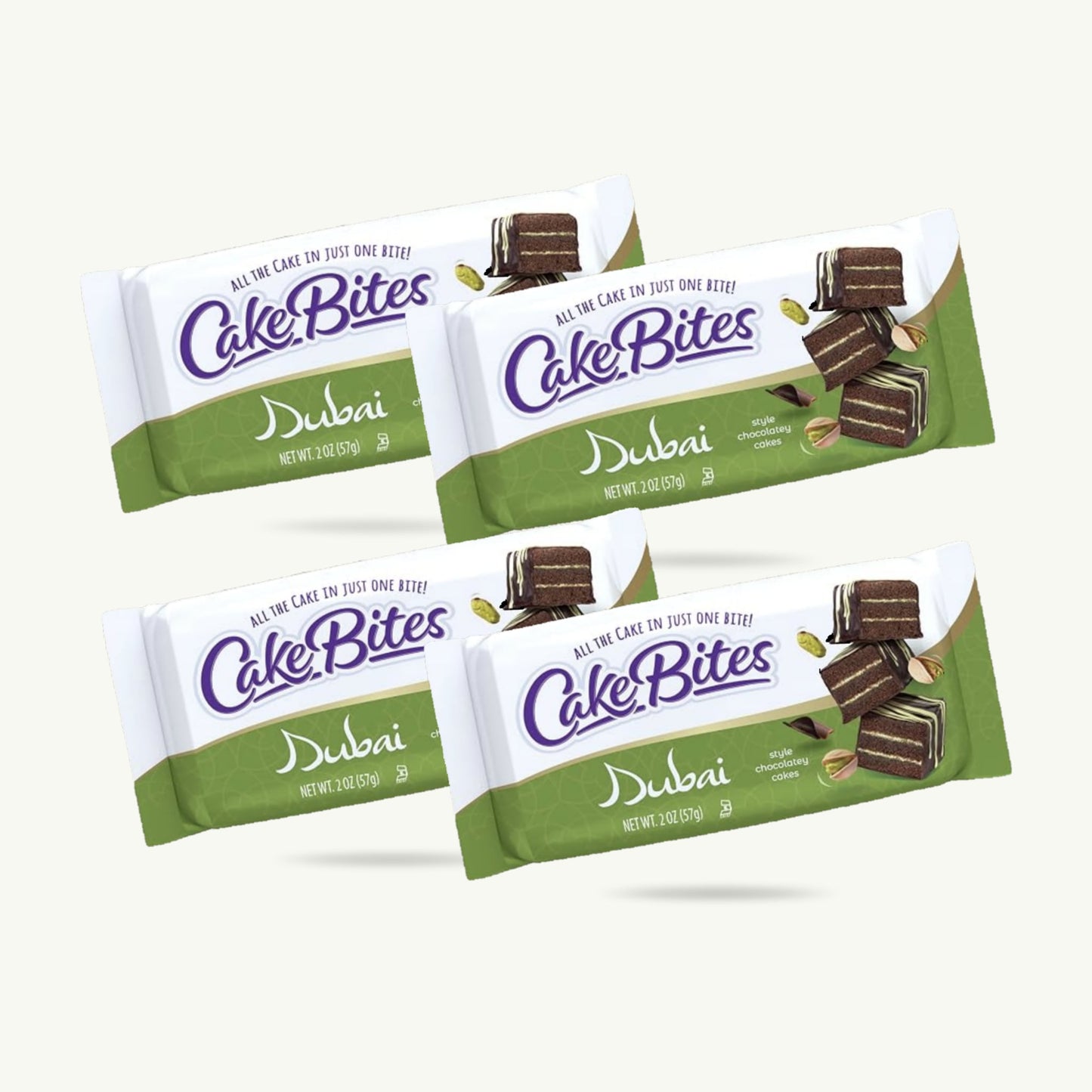 Cakbites Dubai Chocolate 2oz — 4-pack