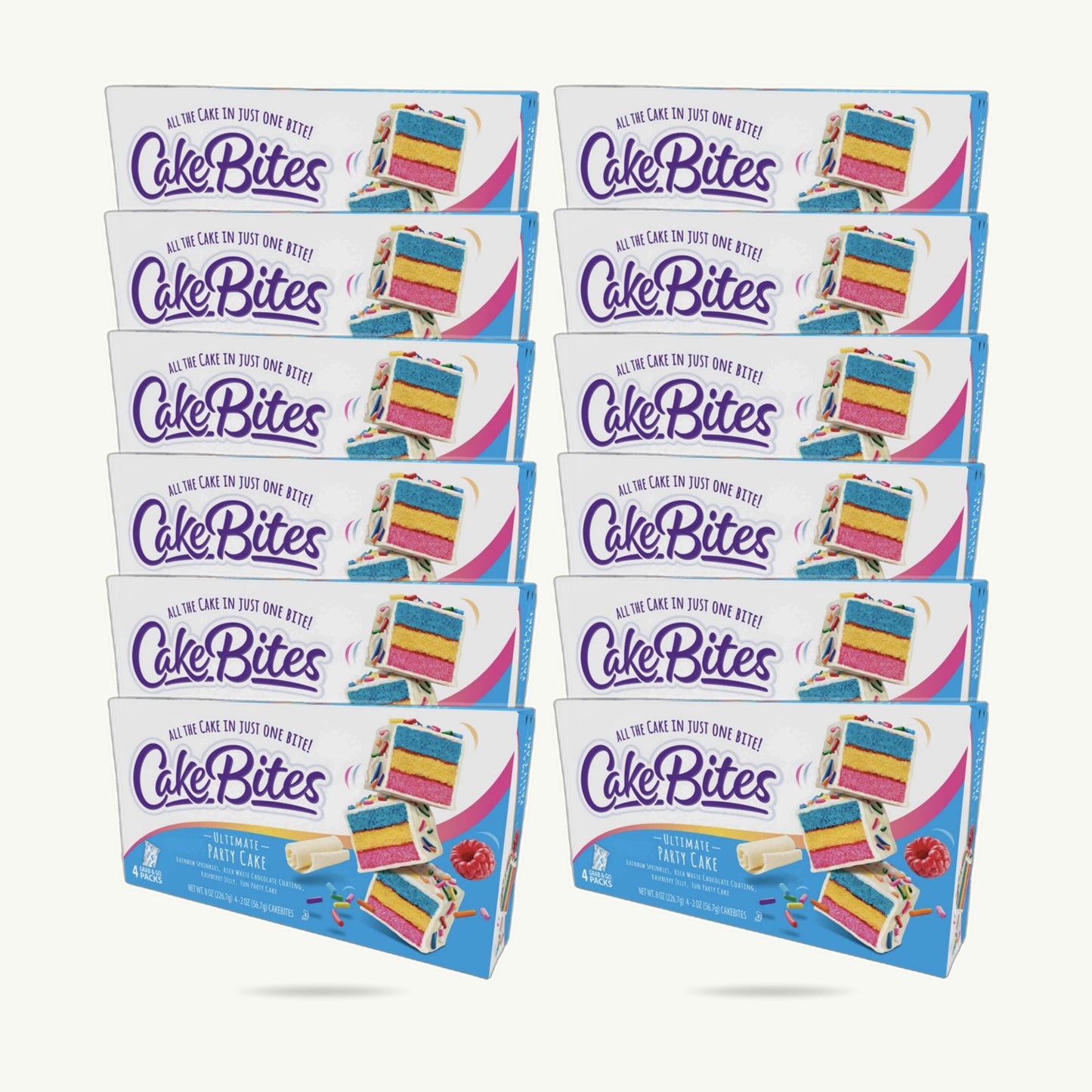 Cakebites Ultimate Party Cake — Grab & Go 8oz (4 × 2oz packs)