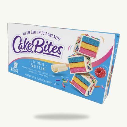 Cakebites Ultimate Party Cake — Grab & Go 8oz (4 × 2oz packs)
