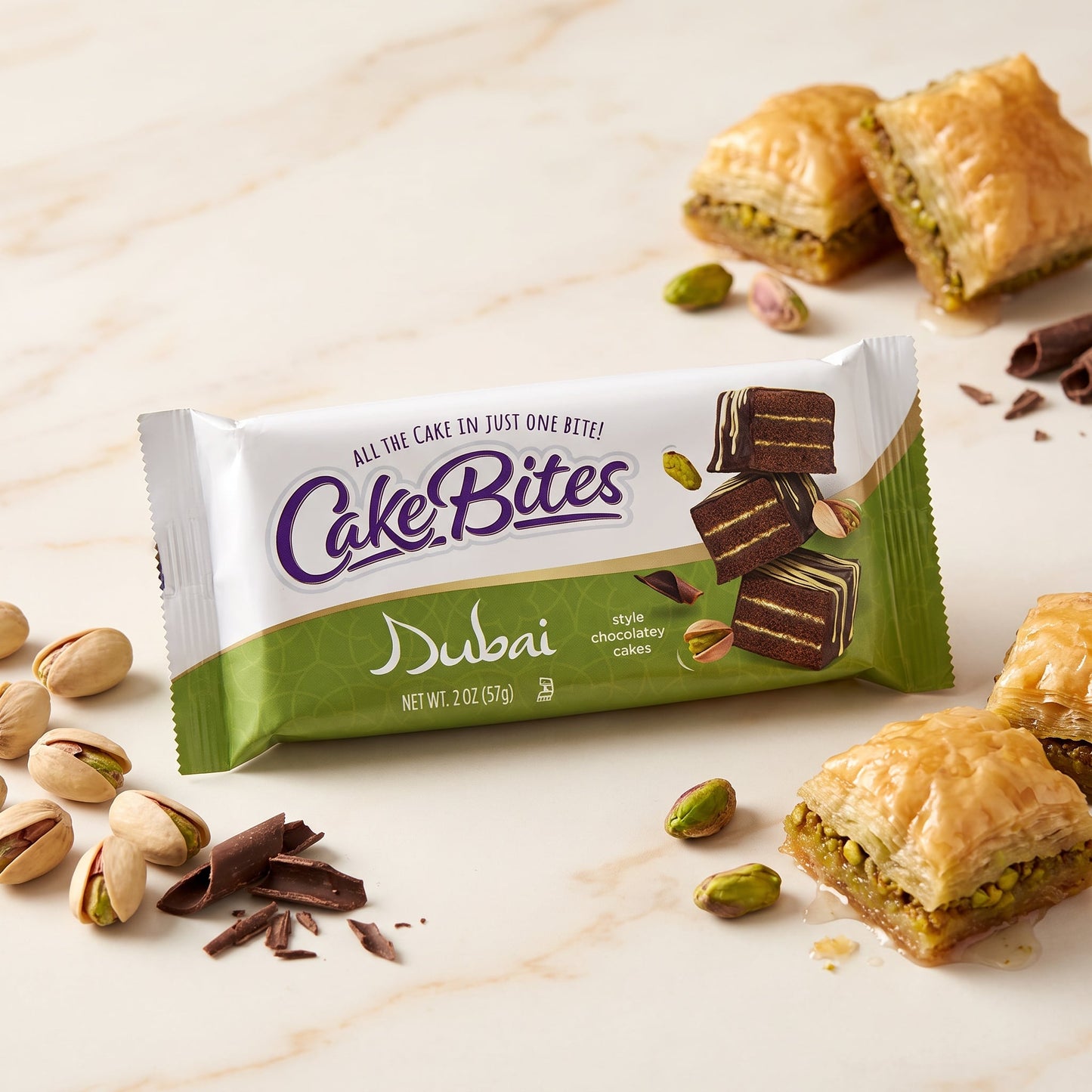 Cakbites Dubai Style Chocolatey Cakes 2oz