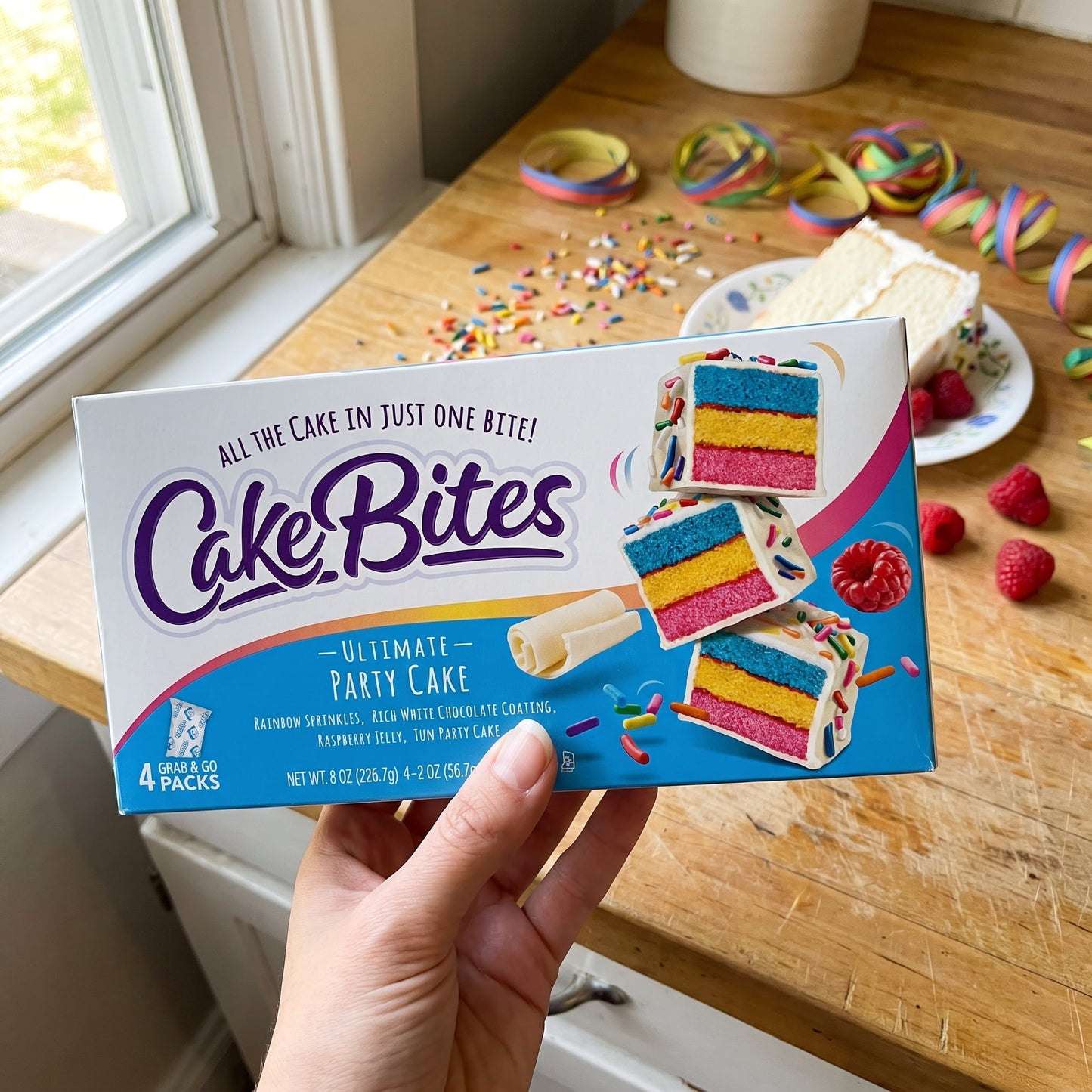 Cakebites Ultimate Party Cake — Grab & Go 8oz (4 × 2oz packs)