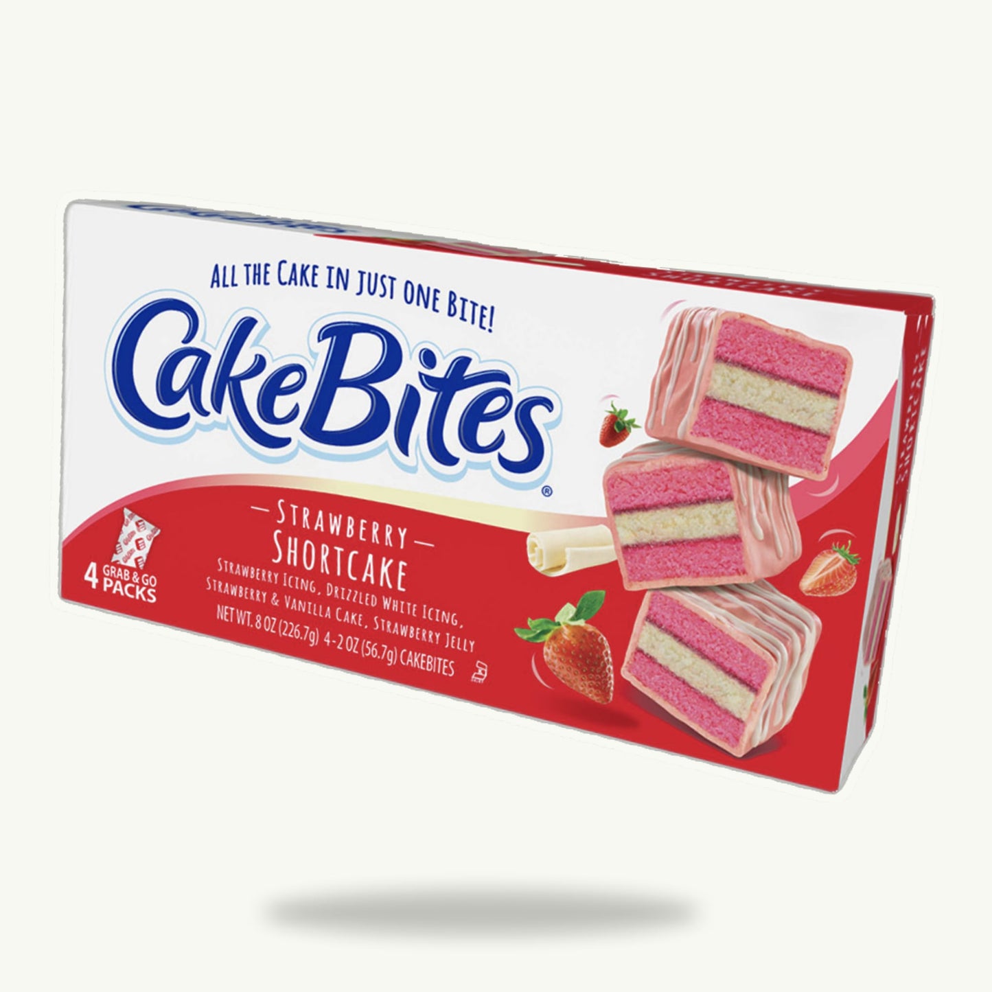 cakebites strawberry cake 2oz — hero
