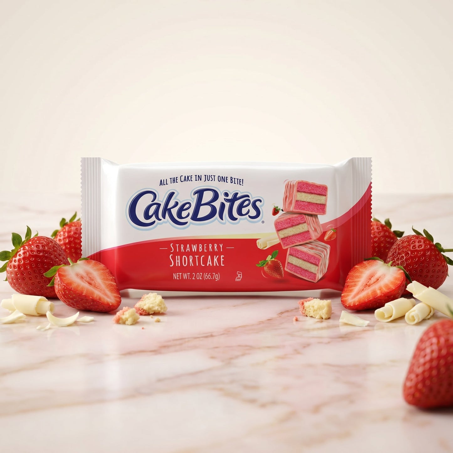 Cakebites Strawberry Shortcake 2oz