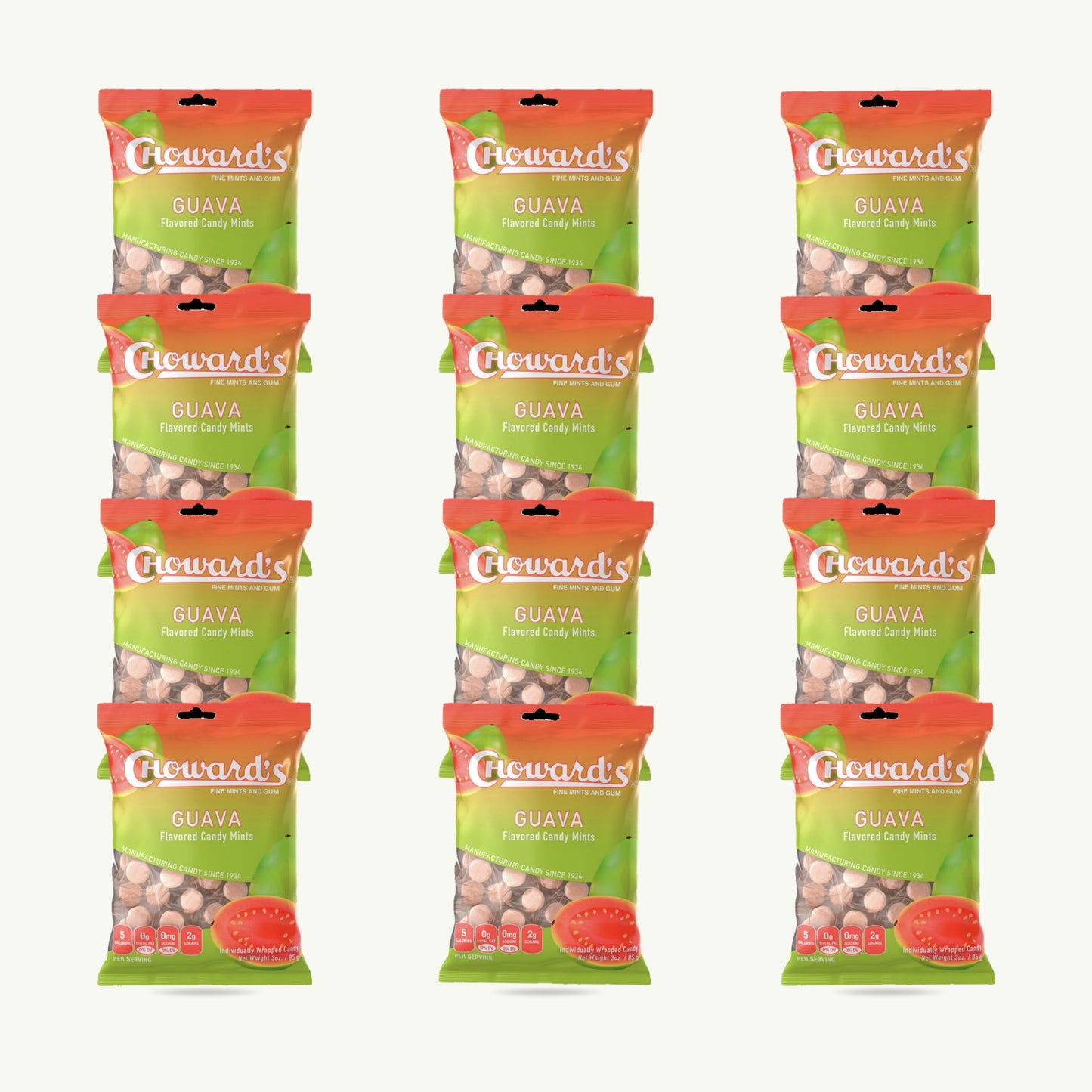 Choward's Guava Flavored Candy Mints 3oz