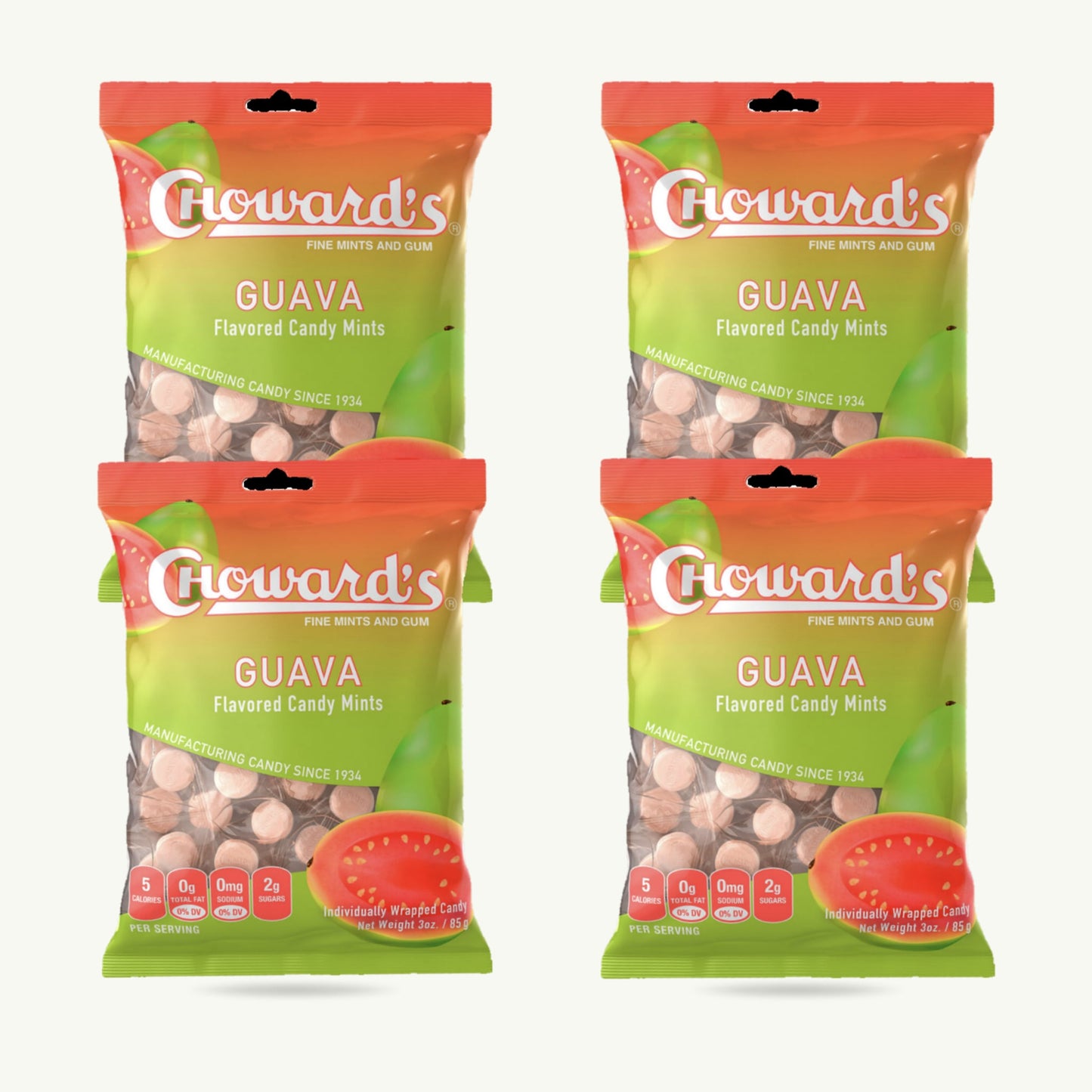 Choward's Guava Flavored Candy Mints 3oz