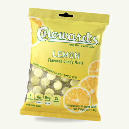 Choward's Lemon Flavored Mint Candy 3oz — hero