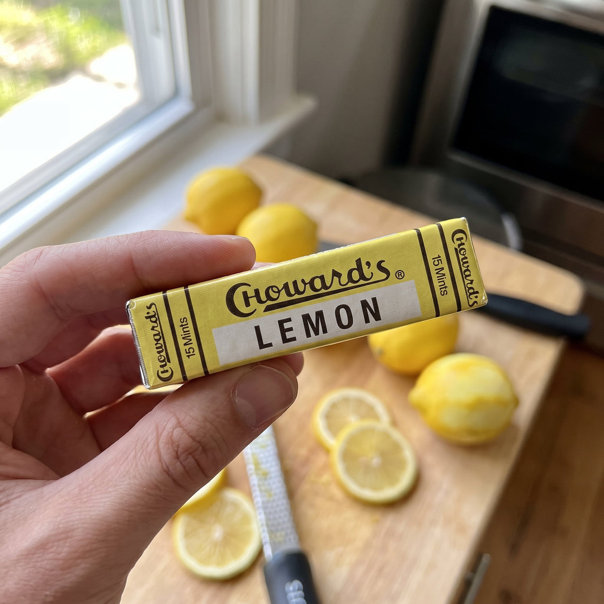 Choward's Lemon Flavored Mint Candy 15ct
