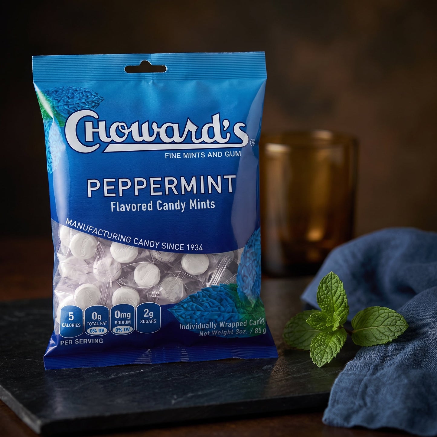 Choward's Pepperminf Flavored Candy Mints 3oz — fine scene