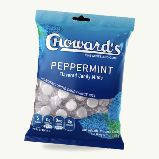 Choward's Pepperminf Flavored Candy Mints 3oz — hero