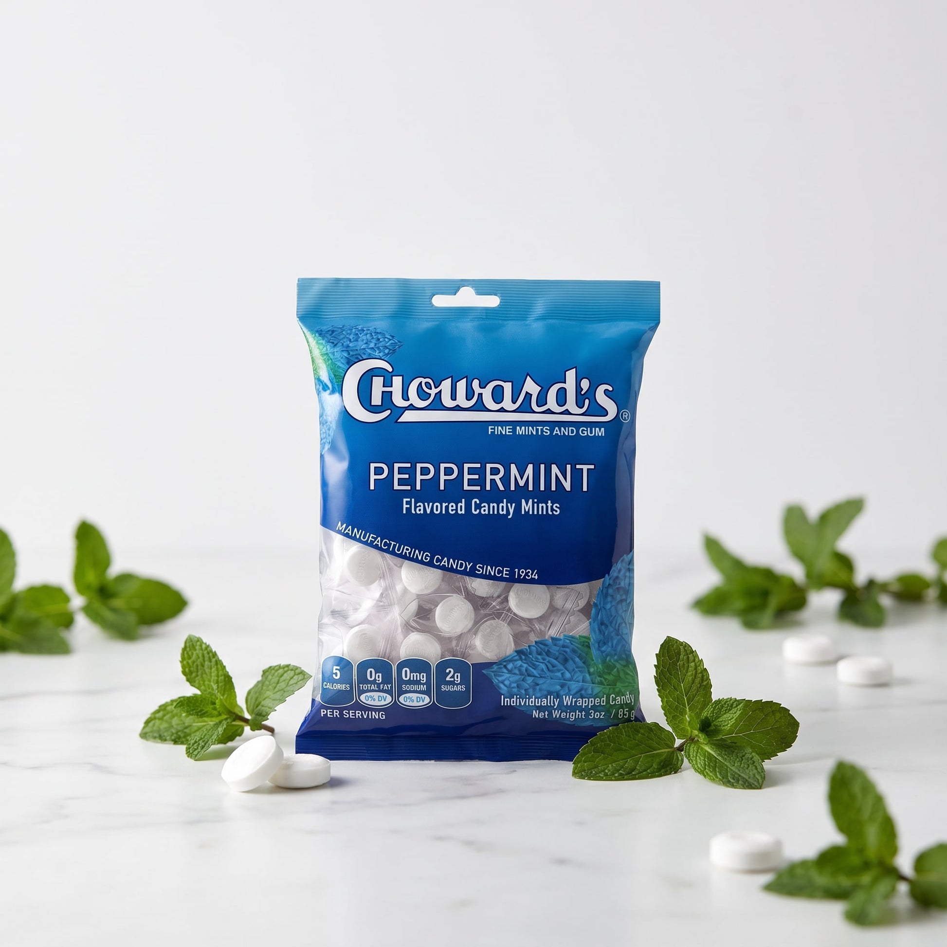 Choward's Pepperminf Flavored Candy Mints 3oz — luxe scene