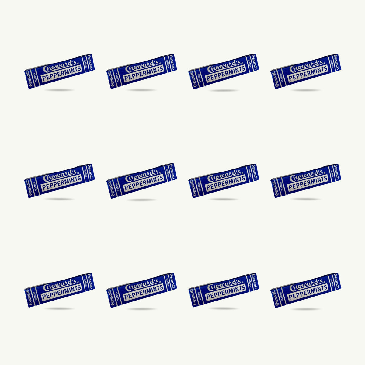 Choward's Peppermint Flavored Candy Mints 15ct — 12-pack