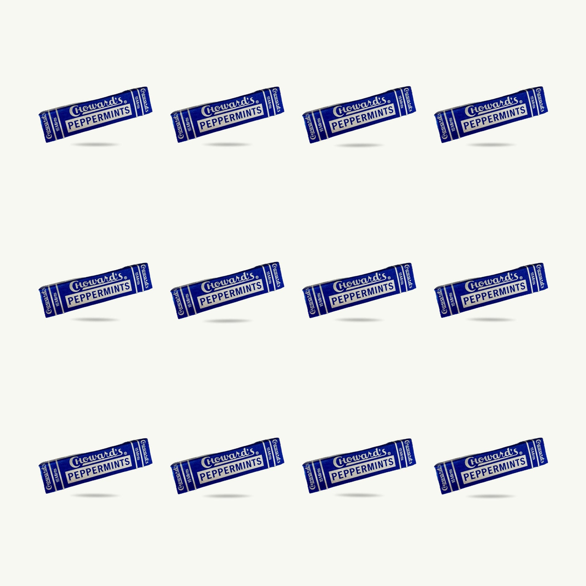 Choward's Peppermint Flavored Candy Mints 15ct — 12-pack