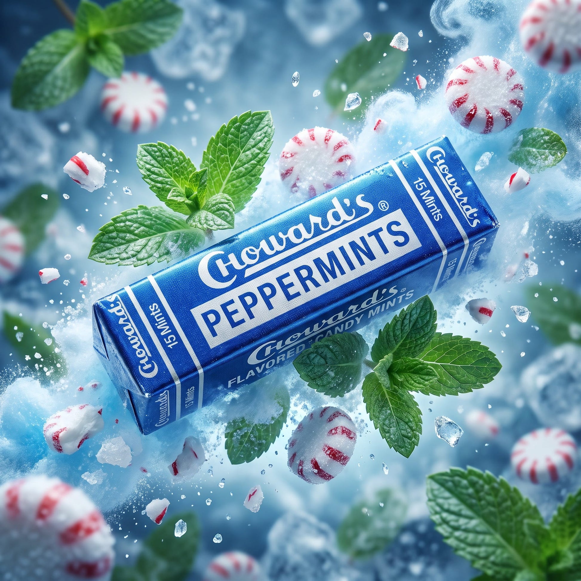 Choward's Peppermint Flavored Candy Mints 15ct — creative scene
