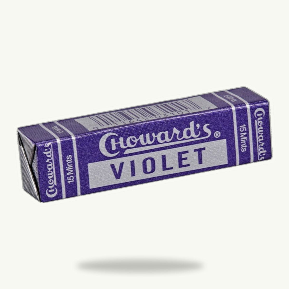 Choward's Violet Flavored Candy Mints 15ct Roll — hero