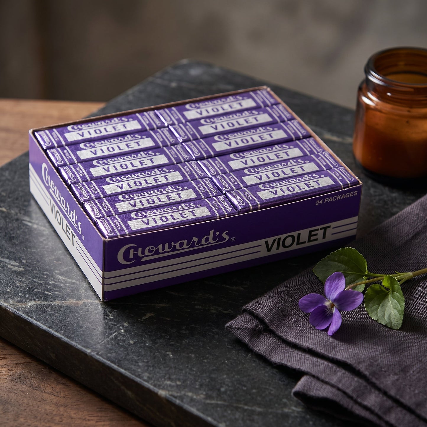 Choward's Violet Flavored Candy Mints 15ct