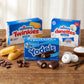 Hostess Drake's Snack Cake Variety Pack — Twinkies, Yodels, Donettes, Snoballs, Chocolate Twinkies - 6 Full Boxes