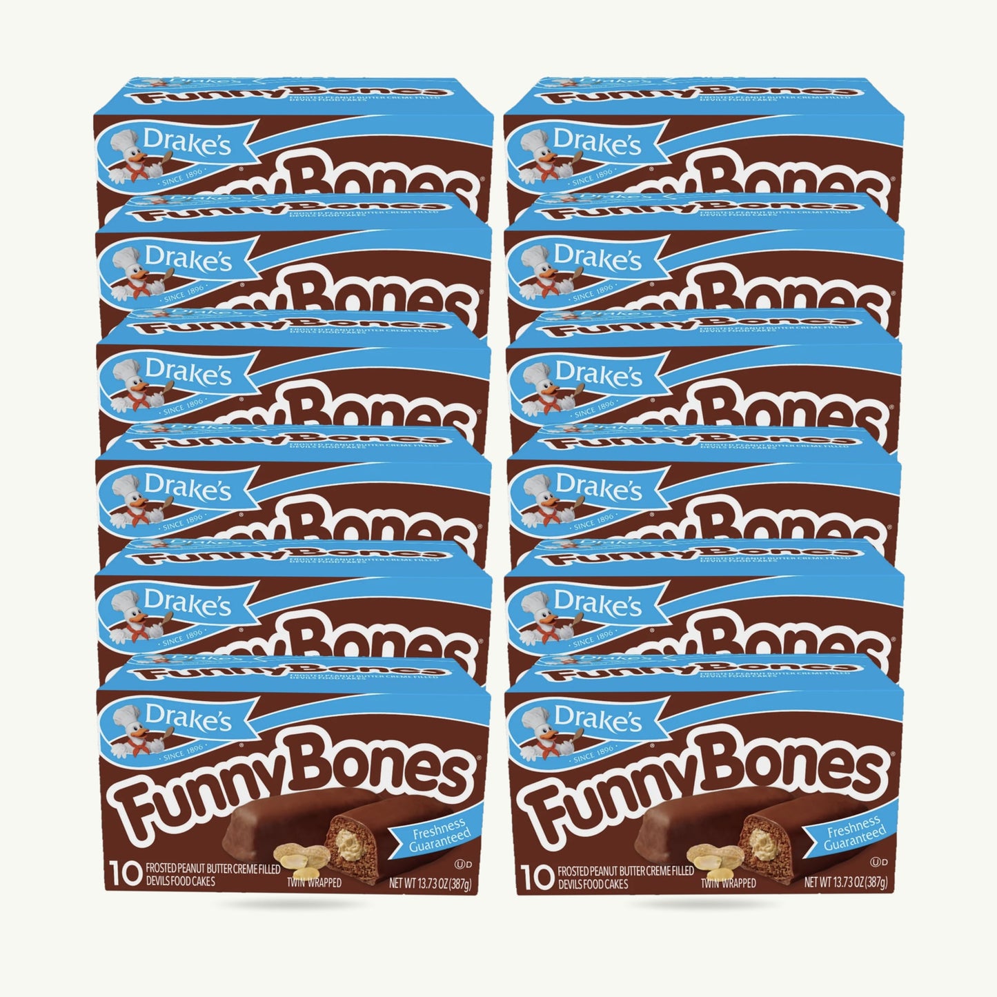 Drake's Funny Bones 13.73oz 10ct