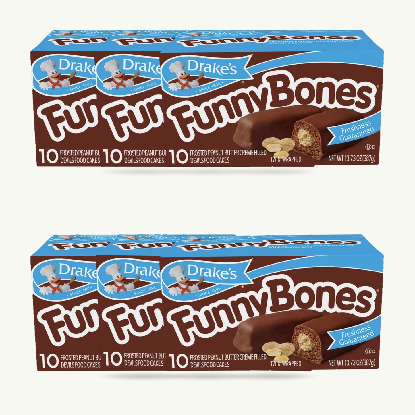 Drake's Funny Bones 13.73oz 10ct