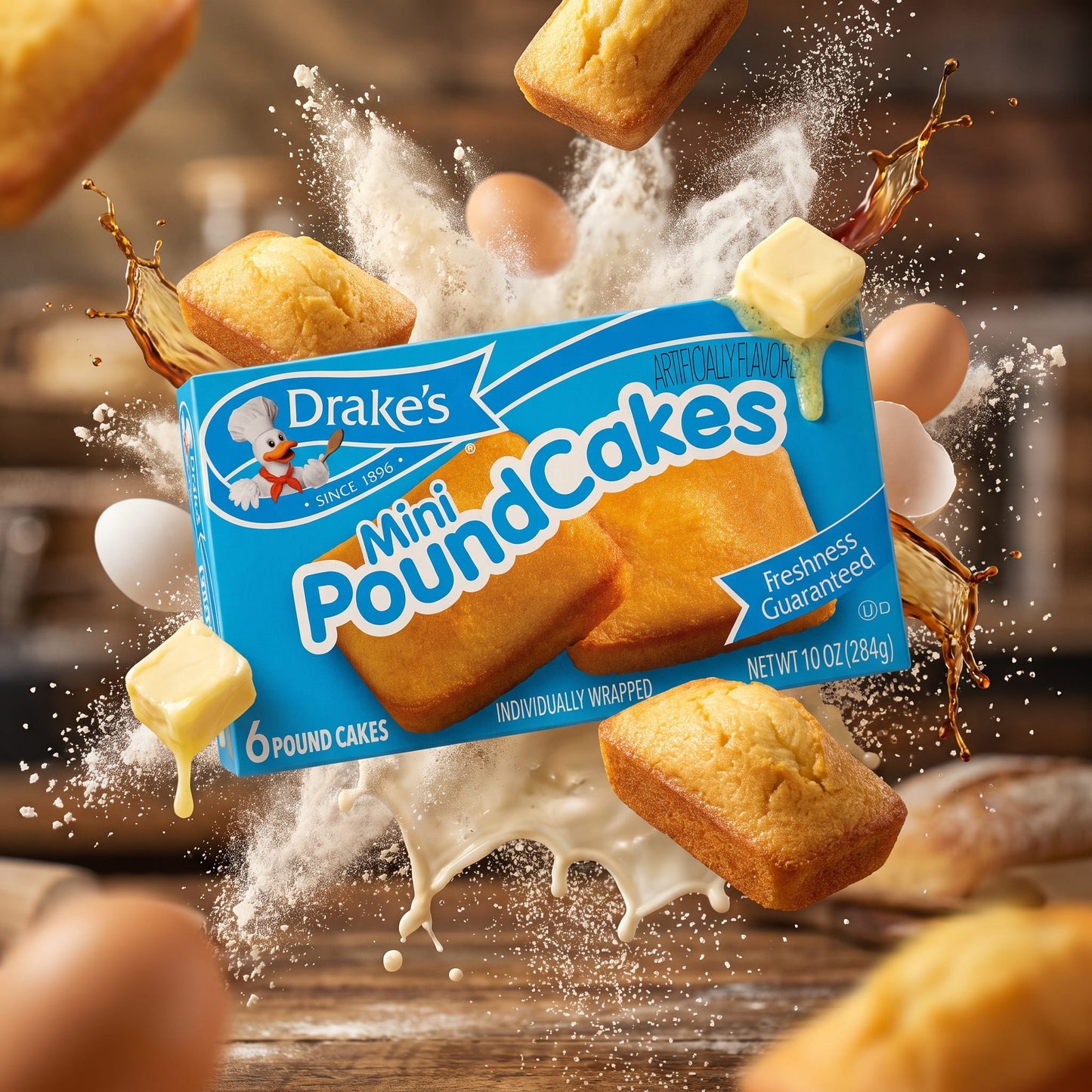 Drake's Mini Pound Cakes 10oz 6ct