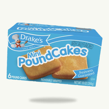 Drake's Mini Pound Cakes 10oz 6ct