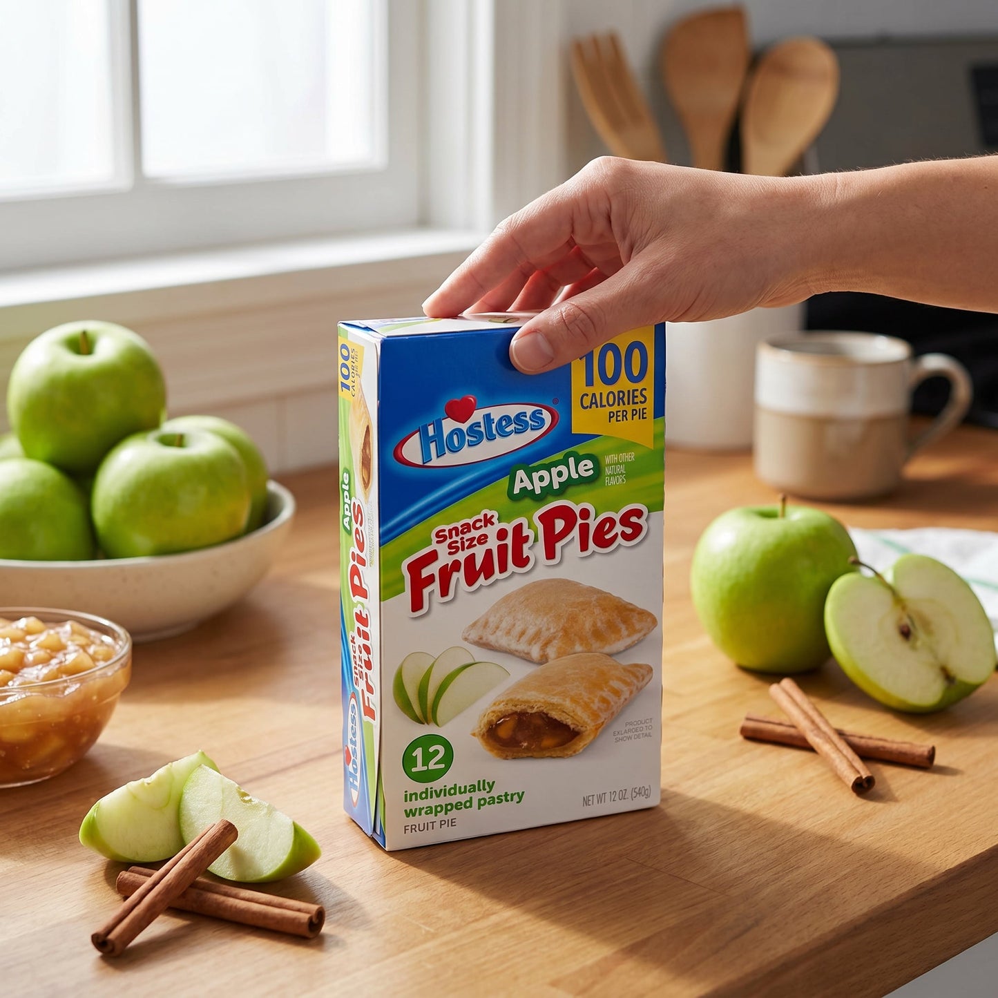 Hostess Apple Fruit Pies 12oz 12ct