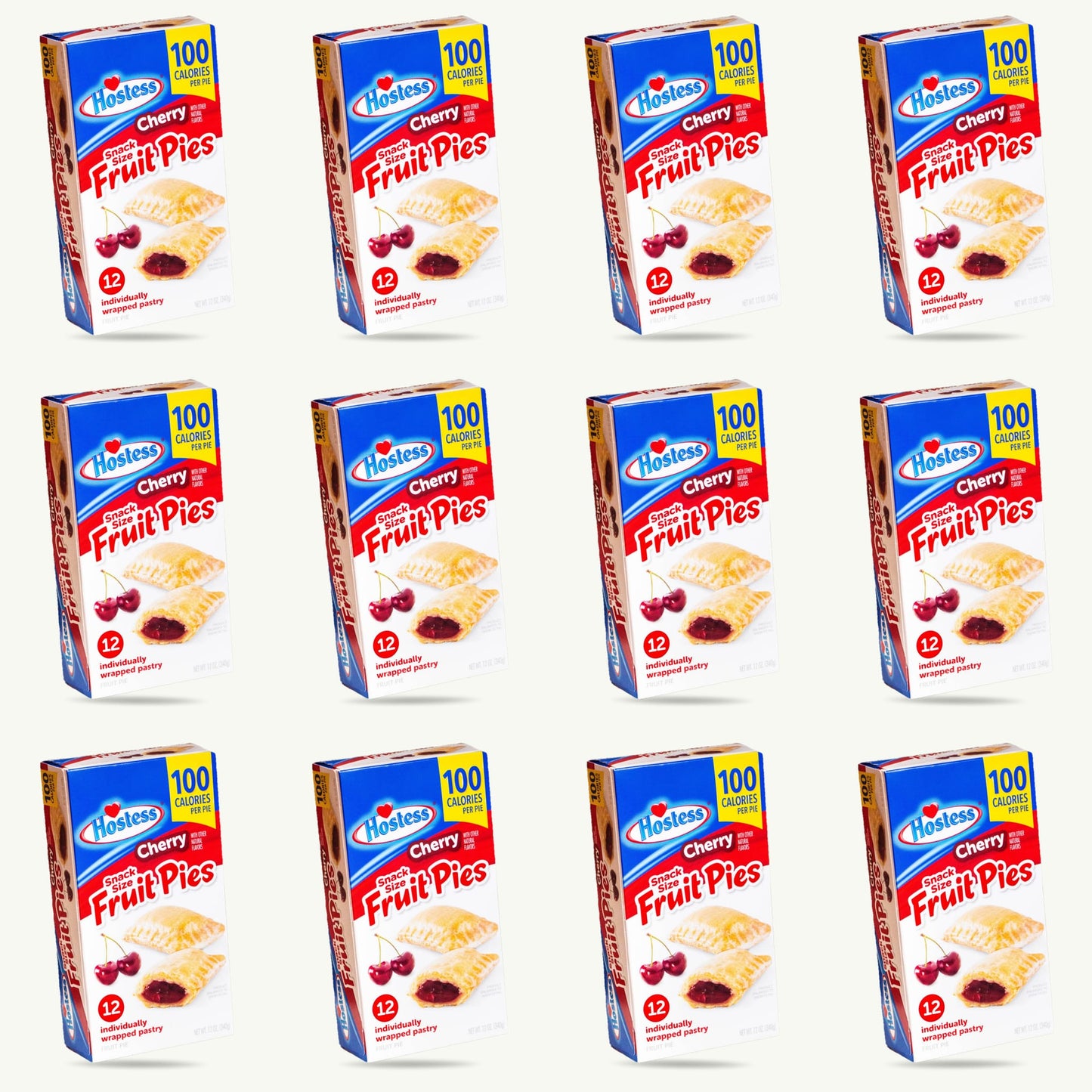 Hostess Cherry Fruit Pies 12oz 12ct