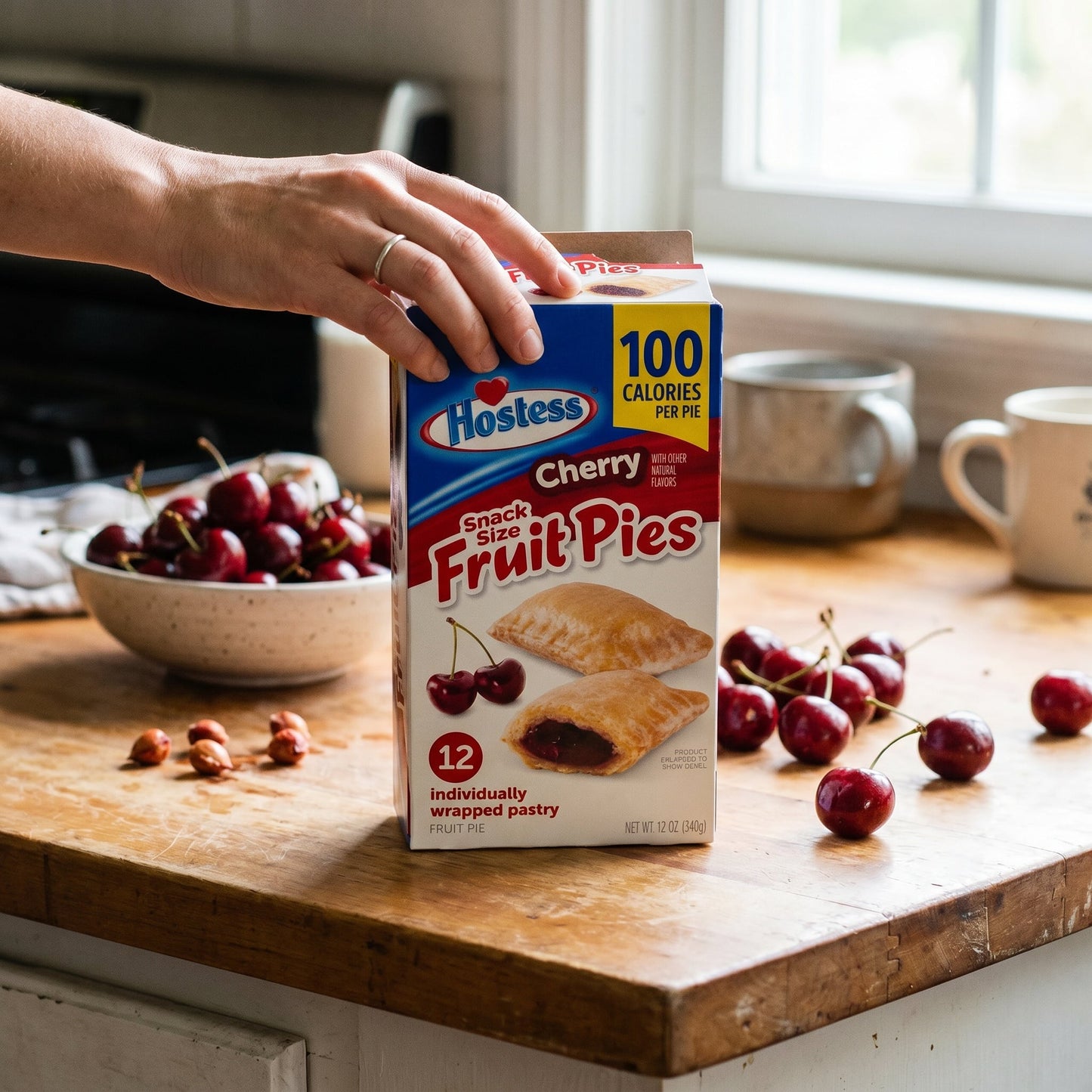 Hostess Cherry Fruit Pies 12oz 12ct