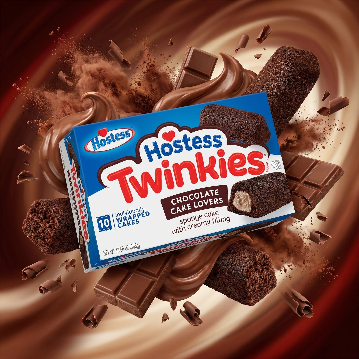 Hostess Twinkies Chocolate Cake Lovers 13.58oz 10ct