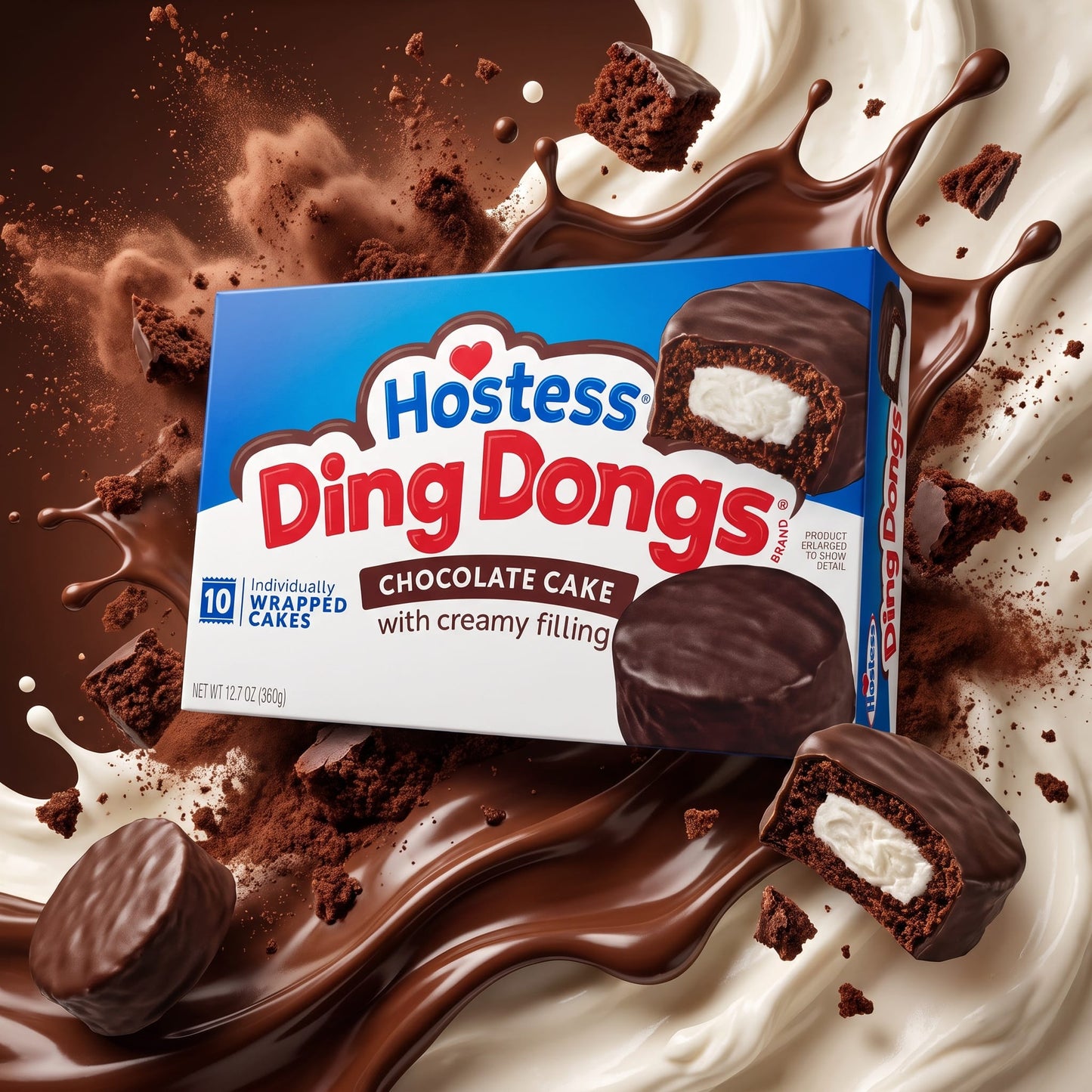 Hostess Ding Dongs 12.07oz 10ct — creative scene