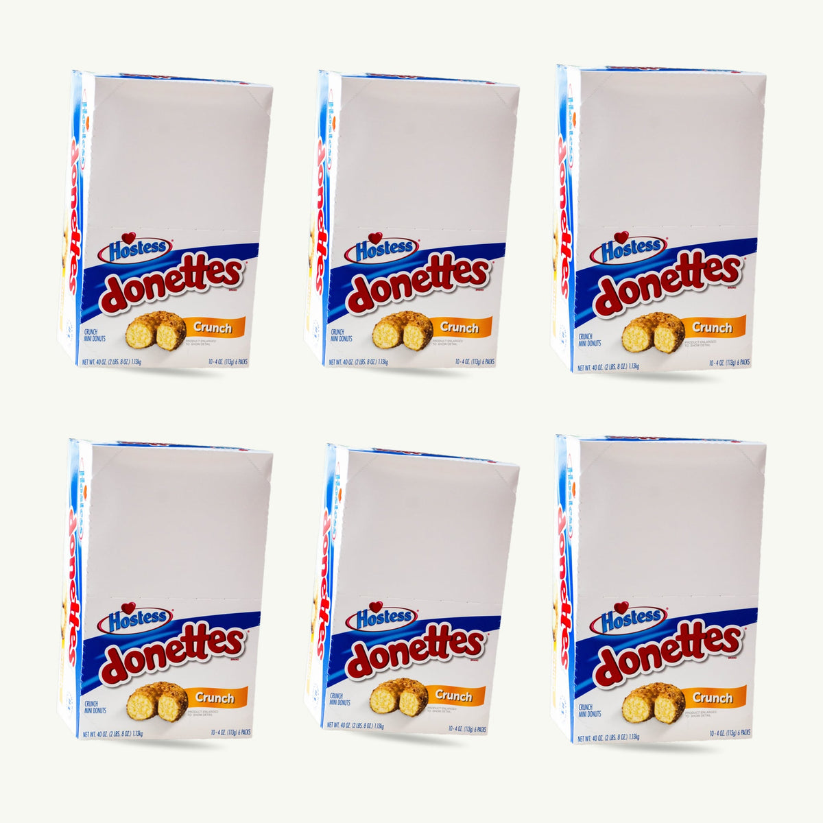 Hostess Crunch Donettes - 6 Mini Donuts - 4oz